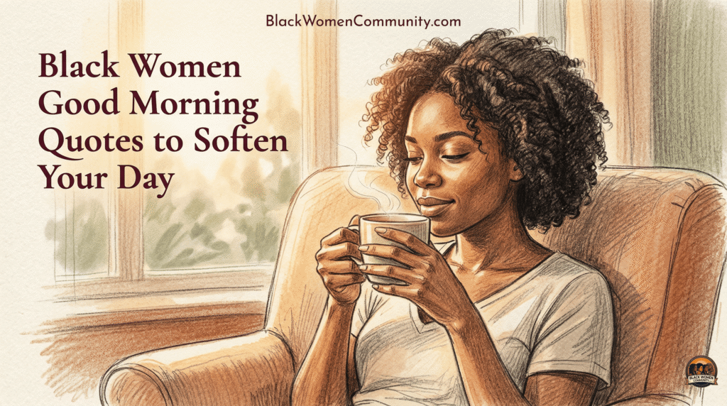 Black Women Good Morning Quotes to Soften Your Day Black Women Community