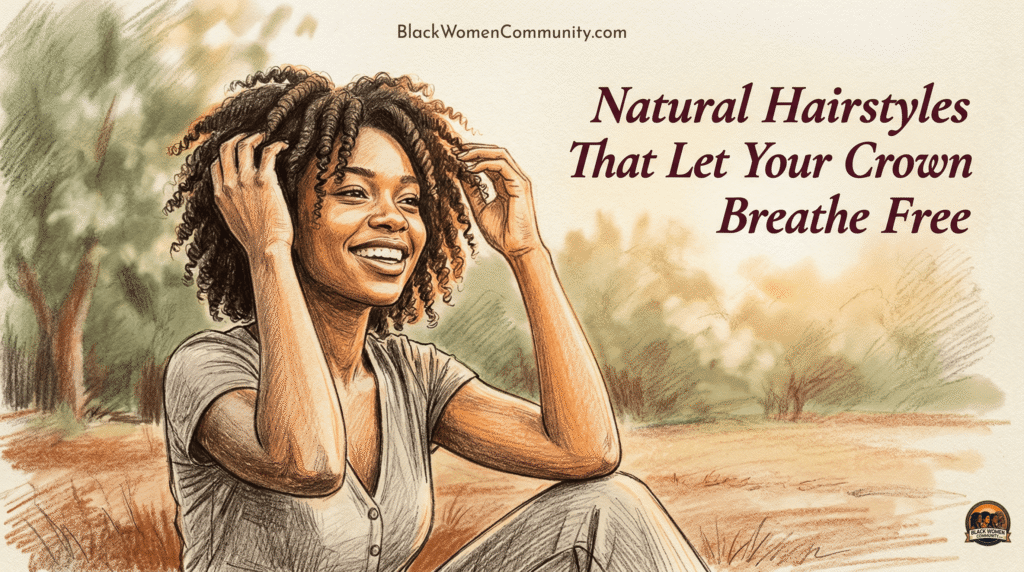 Natural Hairstyles That Let Your Crown Breathe Free Black Women Community